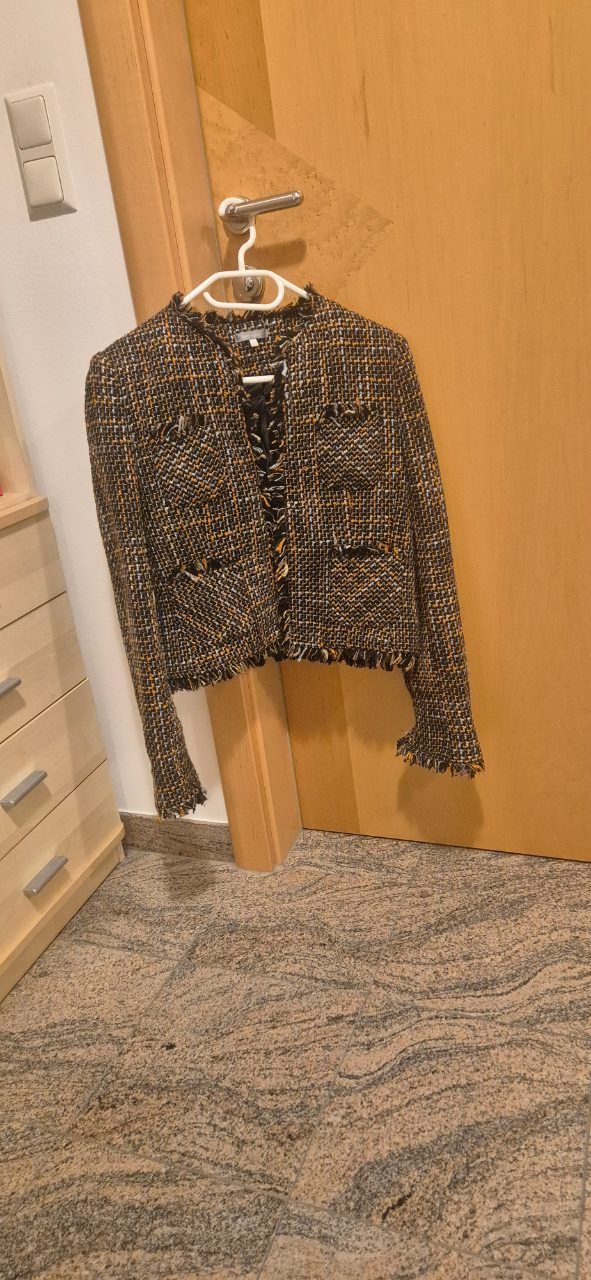 Amisu Blazer/Jacke mir Strickmuster Size M