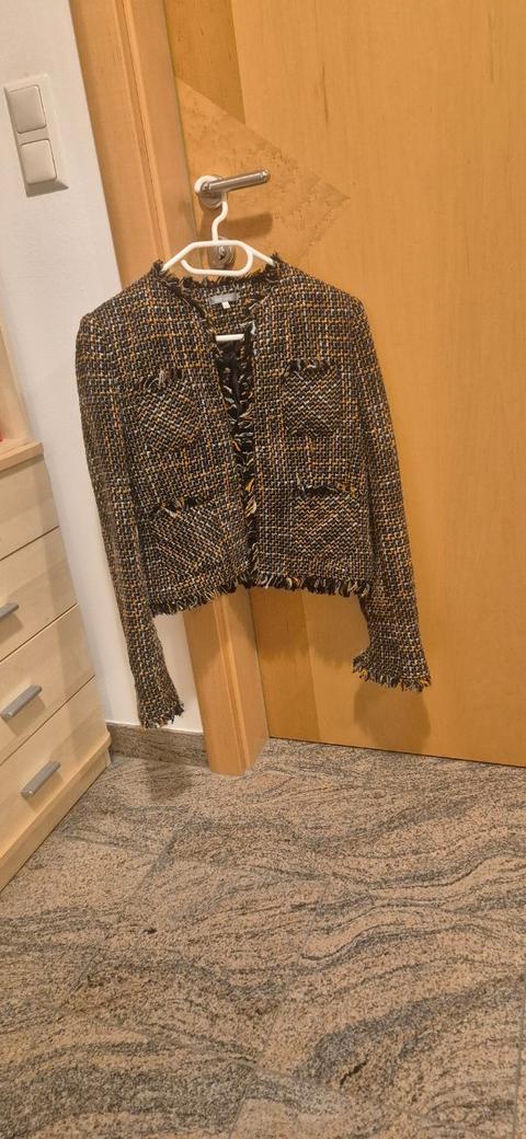 Amisu Blazer/Jacke mir Strickmuster Size M