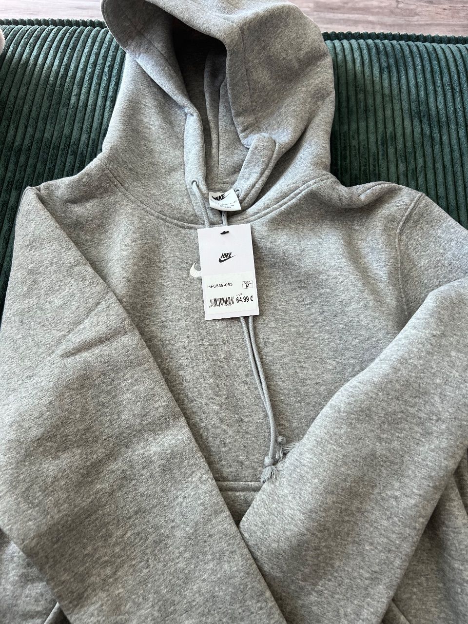 Nike Nike Hoodie Grau Gr. M – Neu mit Etikett – Kapuzenpullover Size M