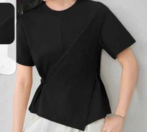 Dazy Asymmetrisch Shirt mit Knof Size XS