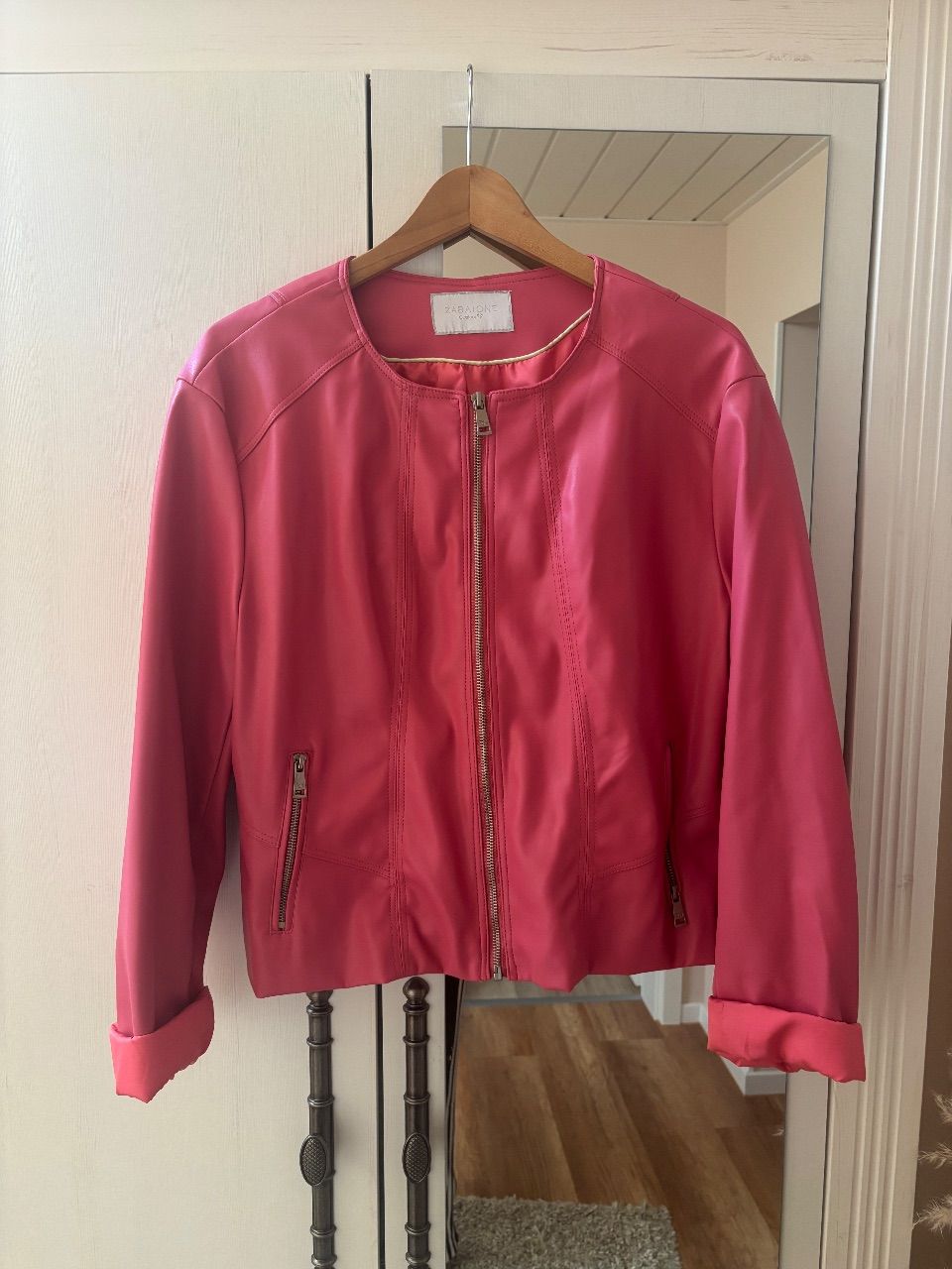 Zabaione Zabaione Kunstlederjacke Fake leather pink Size M