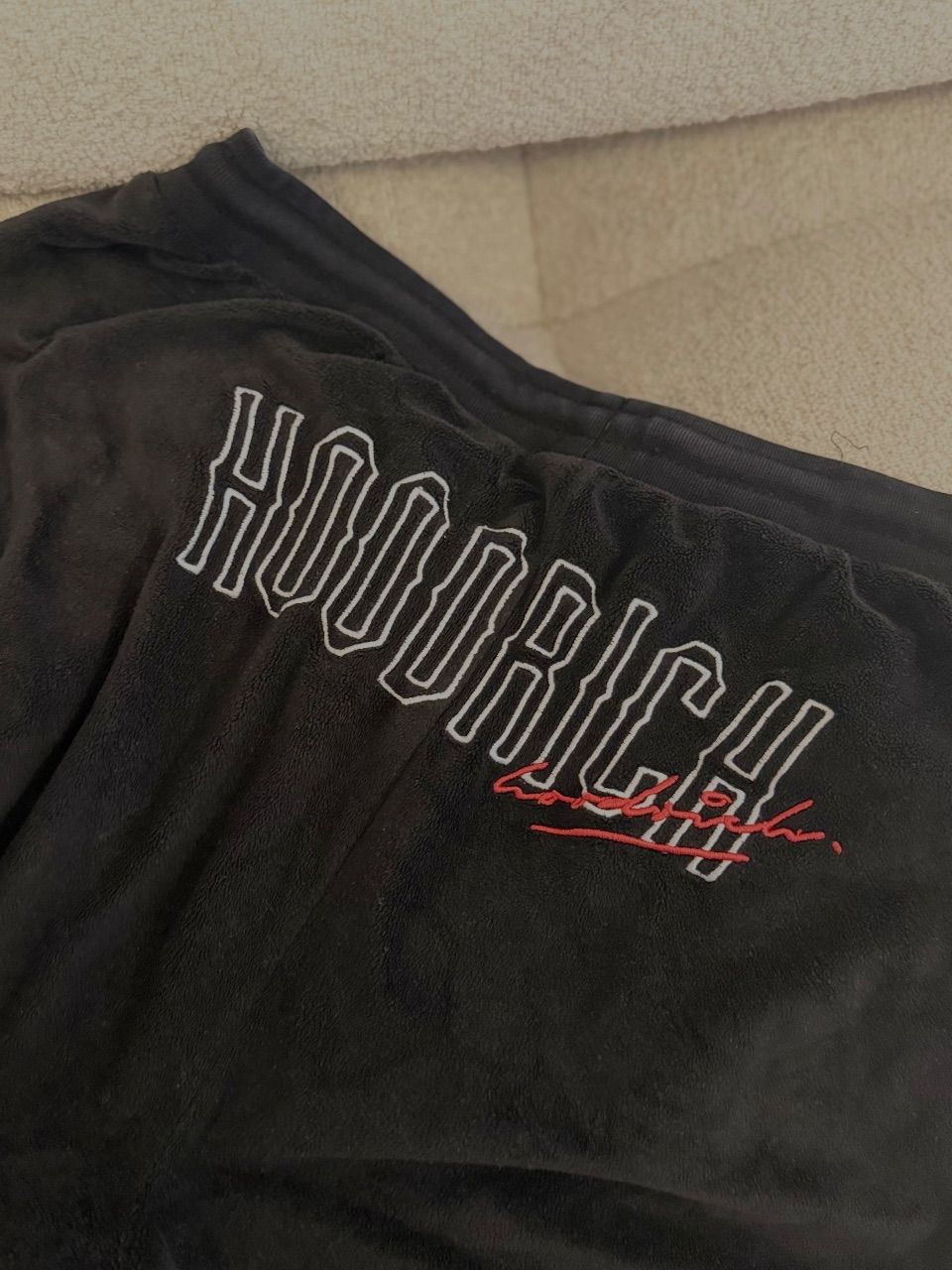 Schwarze Hoodrich Jogginghose
