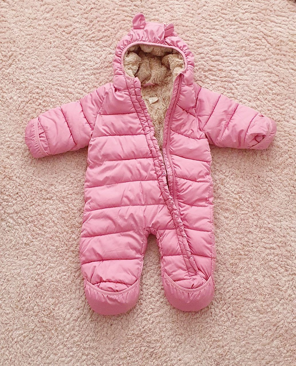 Pocopiano Süßer Pocopiano Winteranzug Overall pink Gr. 62/68 Size 62