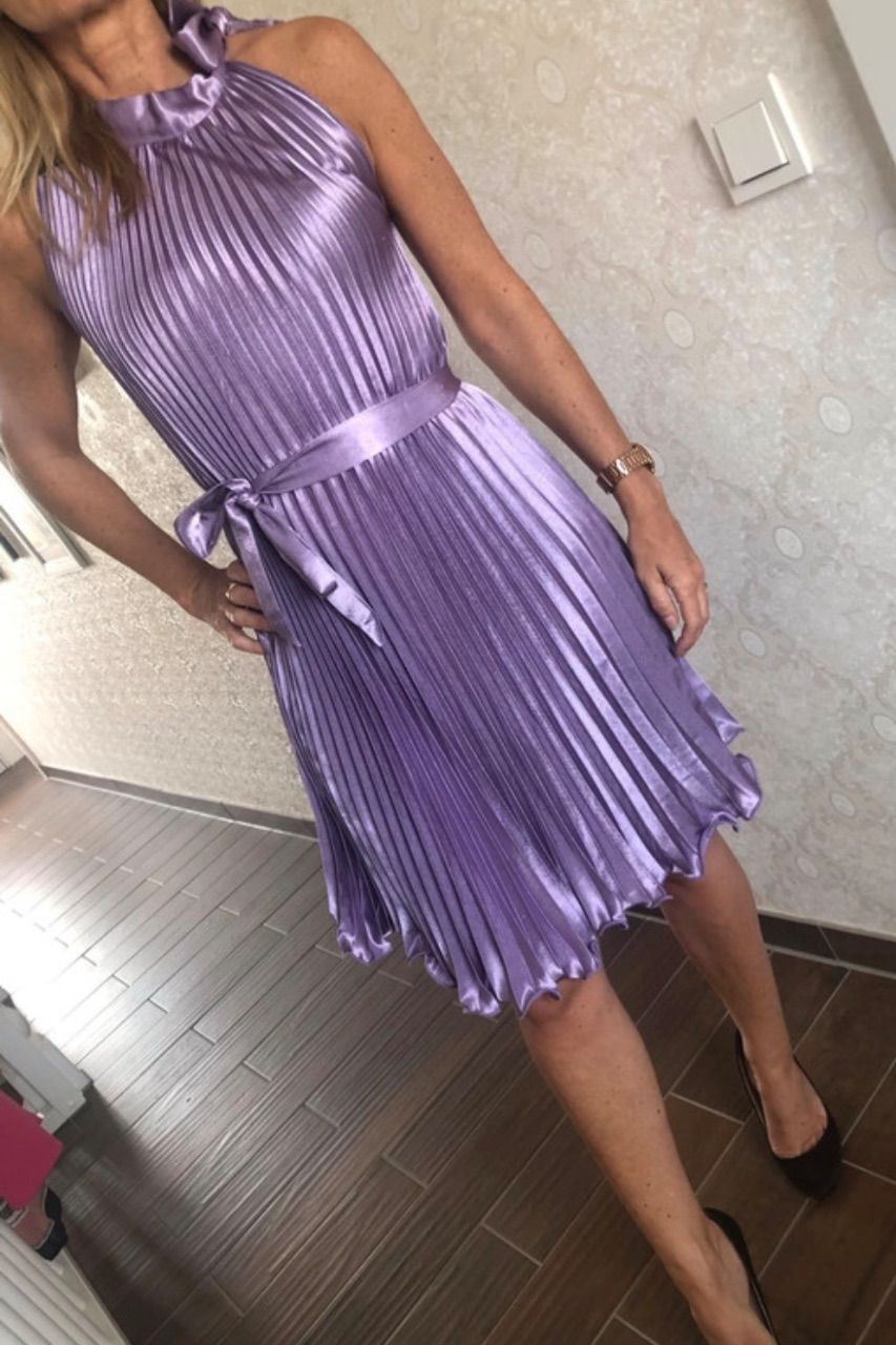 Nikkialo NEU💕Plisseekleid💕Kleid in Flieder💕 Size XS