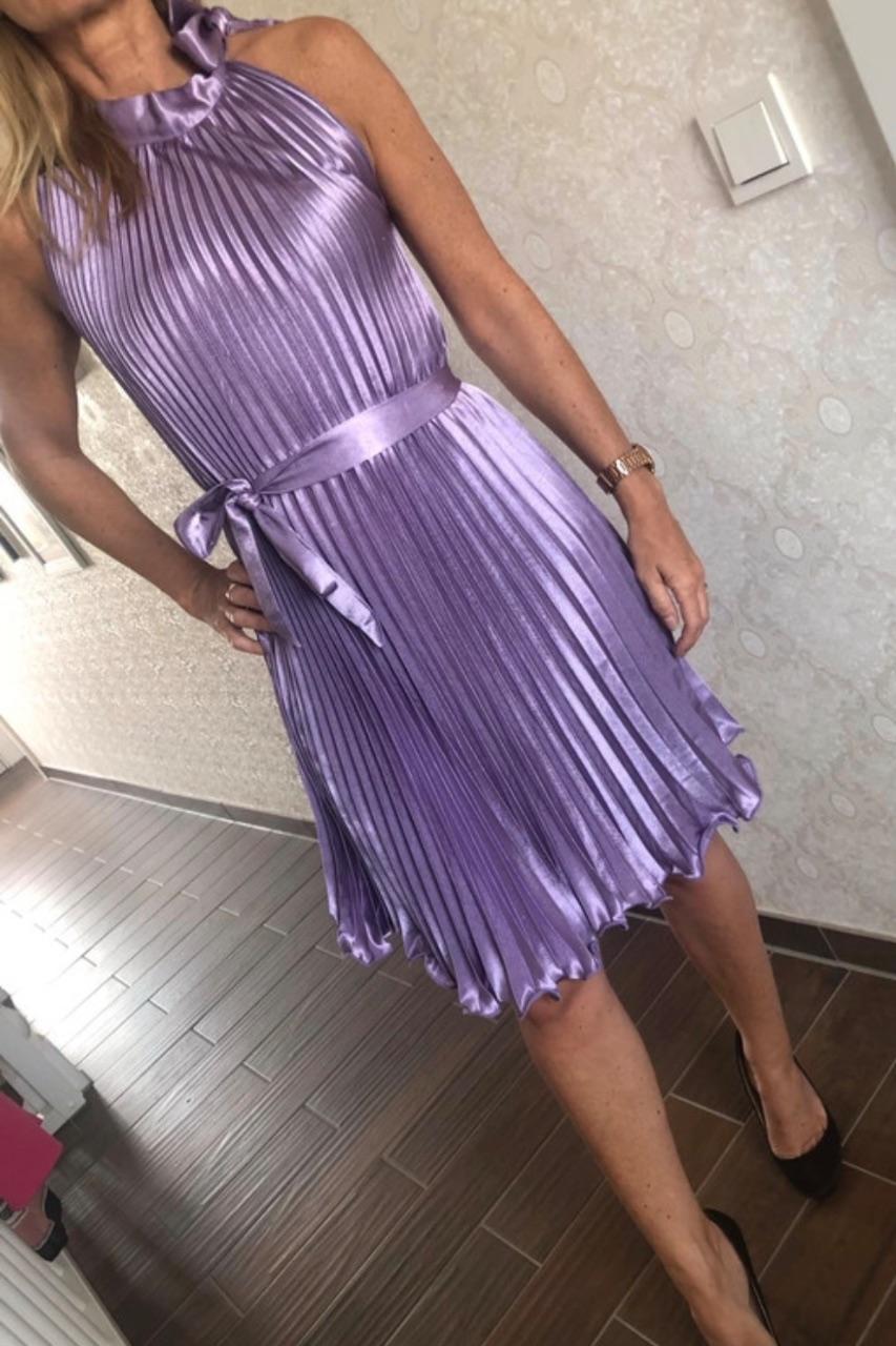 NEU💕Plisseekleid💕Kleid in Flieder💕