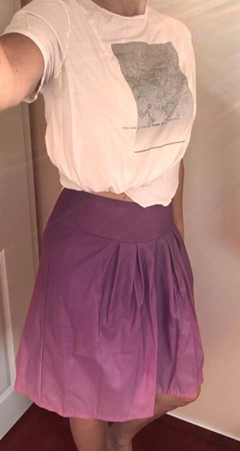 H&M 💕süßer Rock mit Farbverlauf💕 Size XS