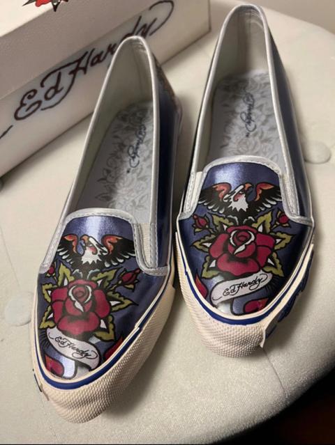 NEU🥿Ed Hardy Schuhe🥿Metallic Navy