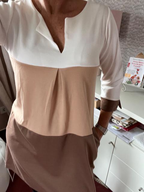 👗Kleid👗Blockdesign👗Erdtöne Size S