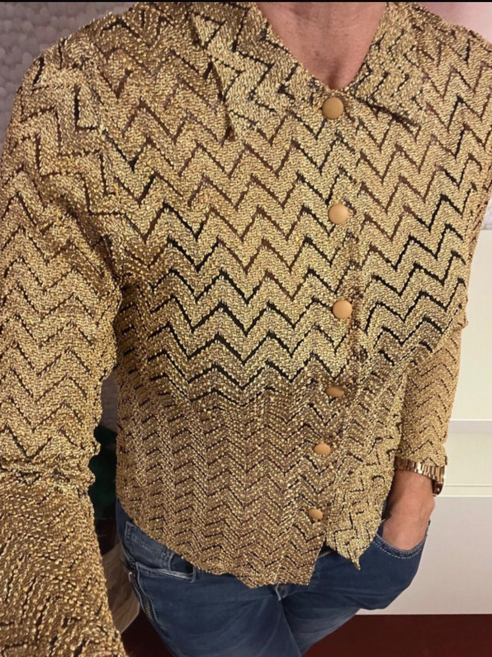 Angesi 💛durchsichtige Bluse💛 französisch Size S