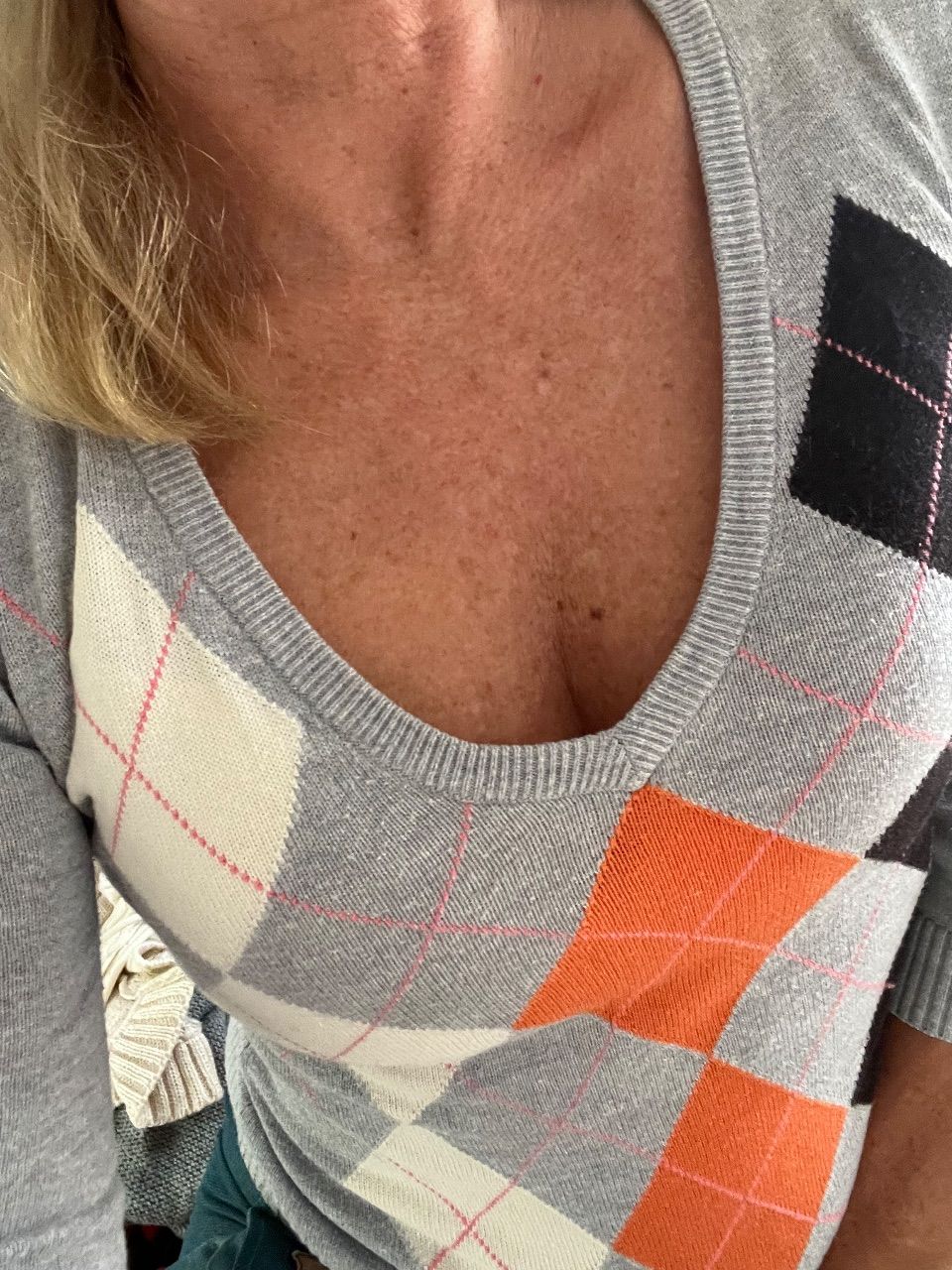 H&M H&M Süßer Pullover mit Rautenmuster  Size S
