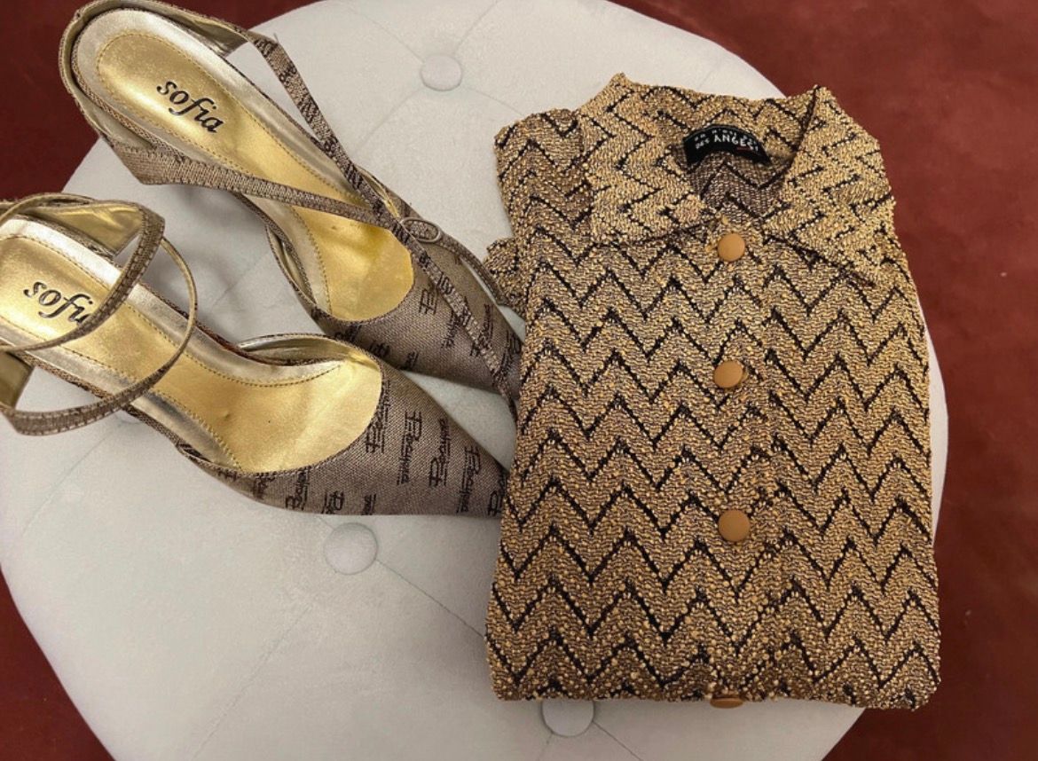 Sofia  👠goldene Pumps👠Tre-chic Size 37