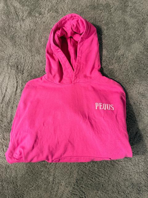 Rosa pequs Hoodie Pullover Pulli