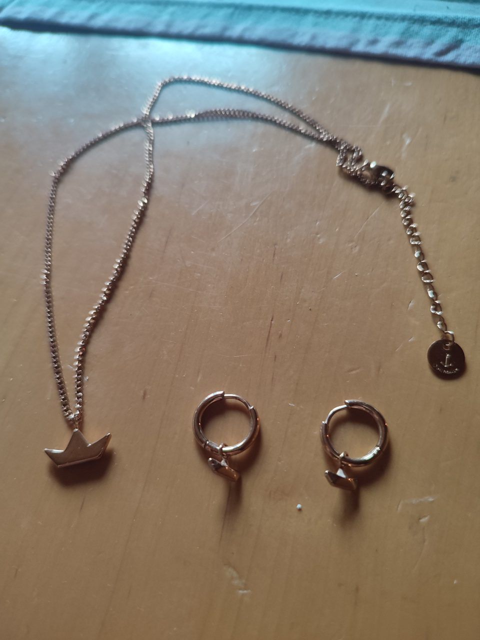 Deichbrise  Halskette mit Ohrstecker 