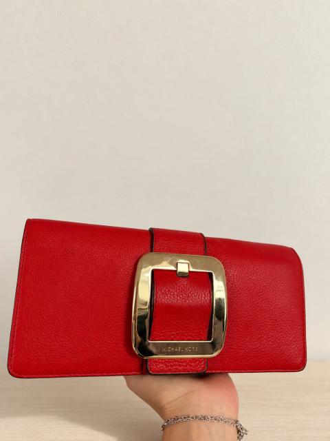 Original Michael Kors Clutch aus Echtleder - Rot