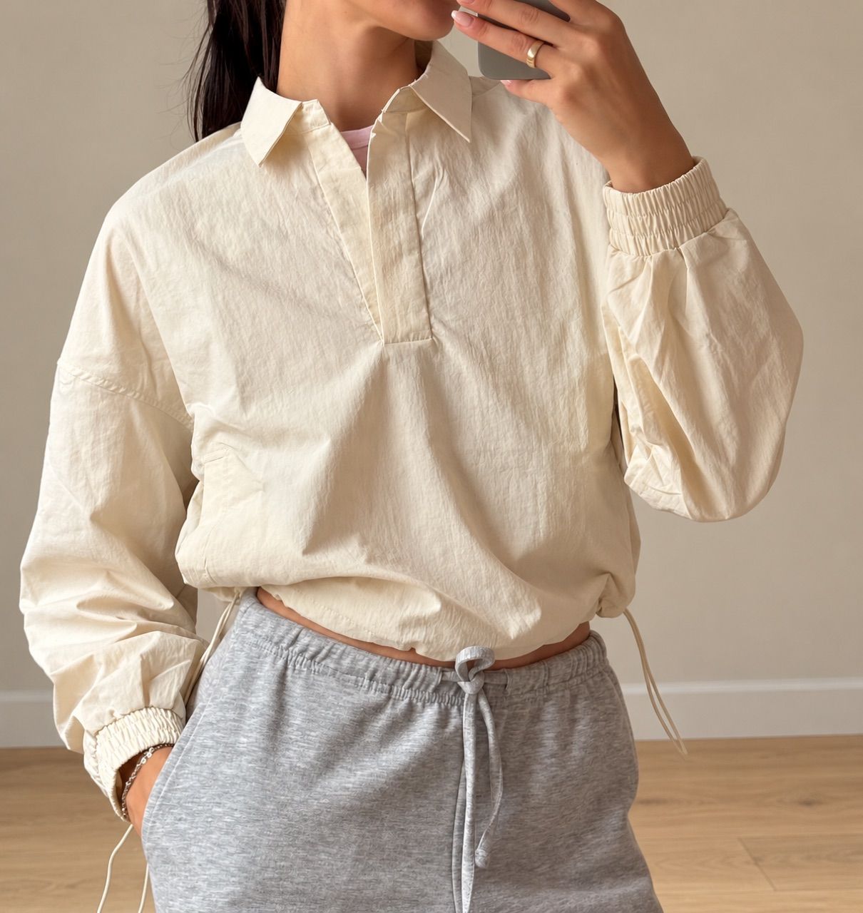 Mango Mango Bluse in Creme - Größe S - Neu mit Etikett Size S