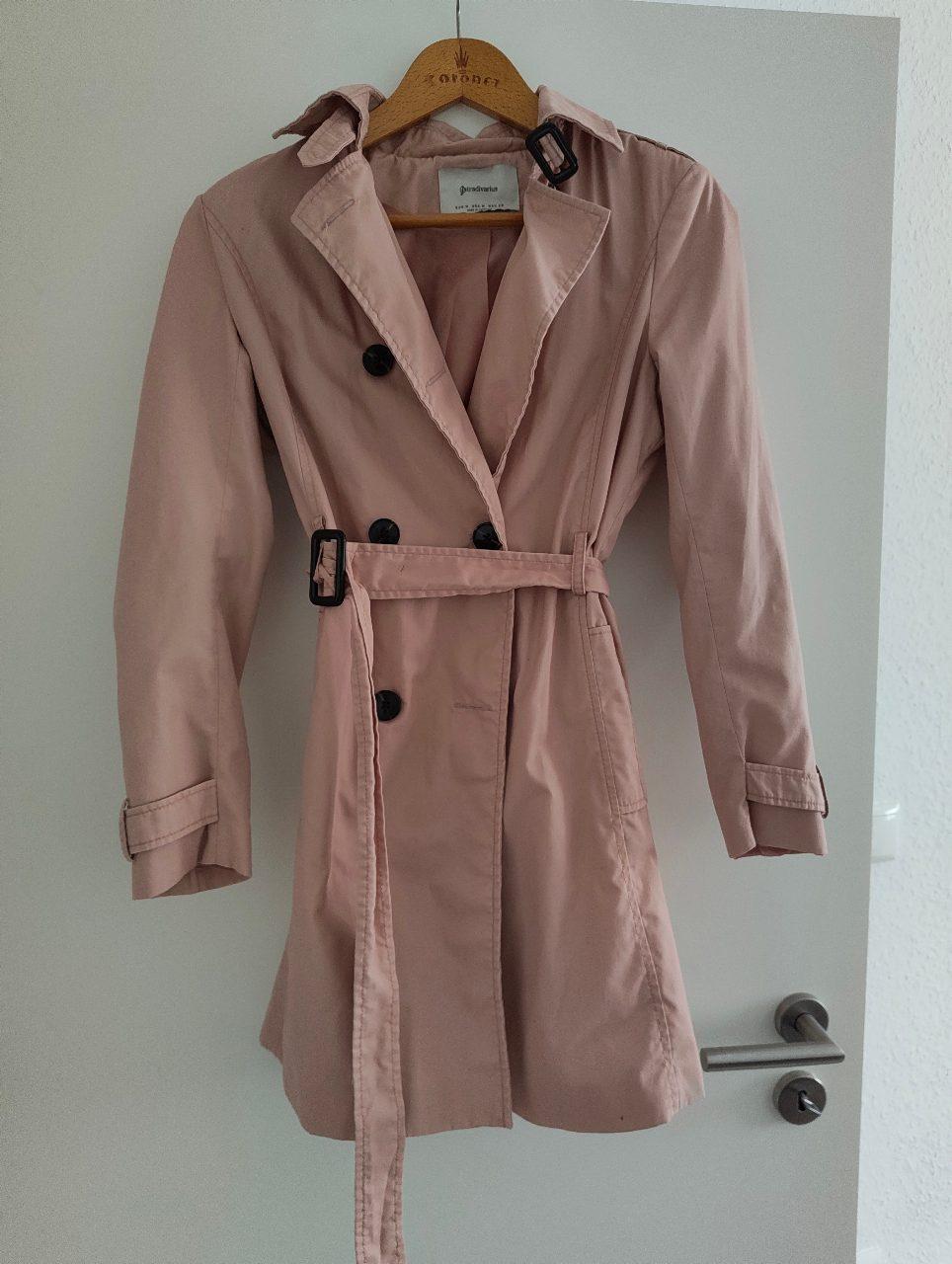 Süßer Trenchcoat / Mantel | Rosa / Pink | Süß Kawaii Core Style | Gr. M