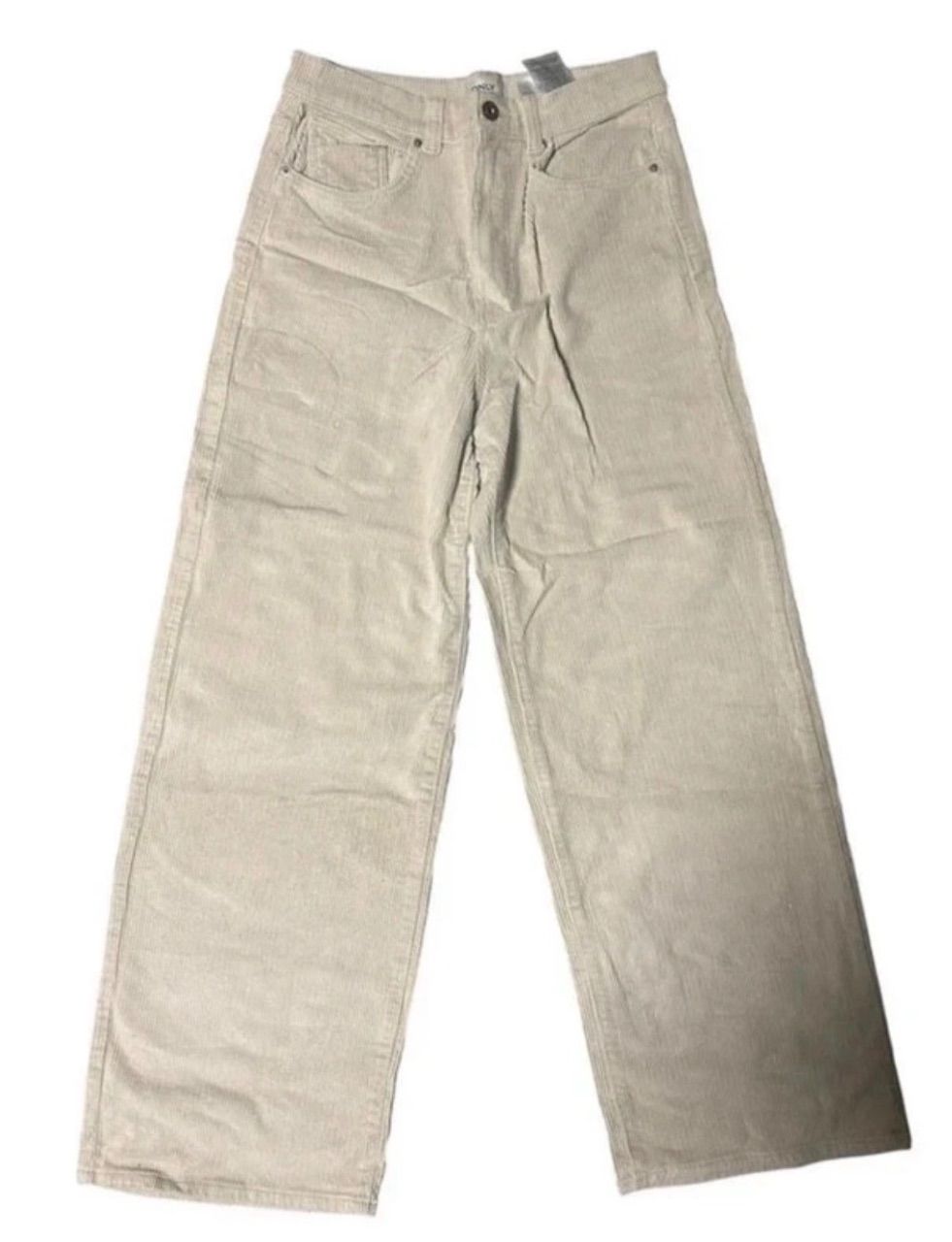 Only Beige Only jeans mit breit geschnittenen Beinen Size M