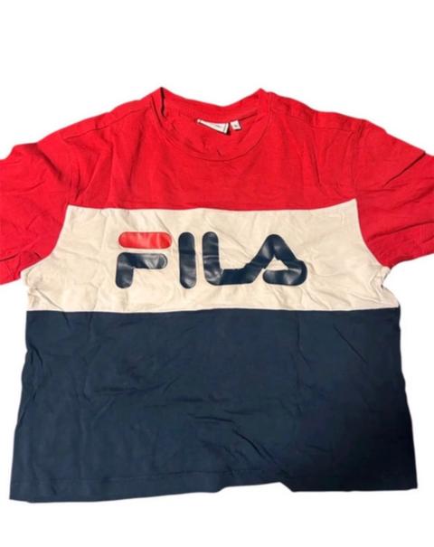Fila Fila Shirt in weiß, rot, blau Größe s Size S
