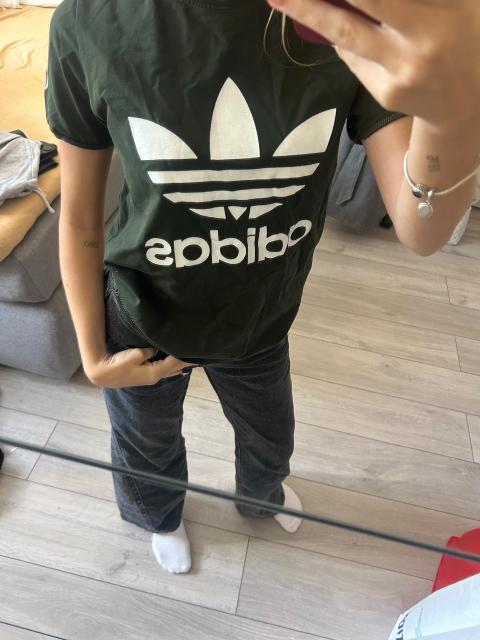 Adidas Adidas t-Shirt/ dunkel Grün / Größe 12 (xs) Size XS