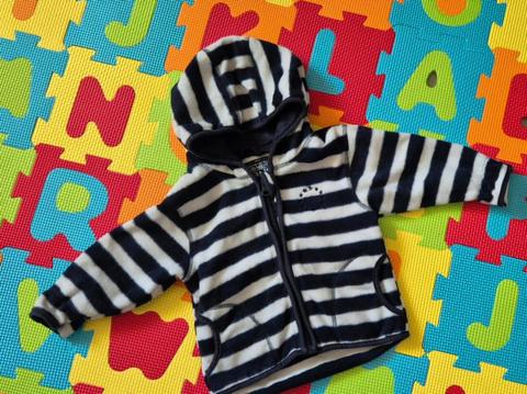 BMS Kuschelige Fleecejacke mit Kapuze Size 62