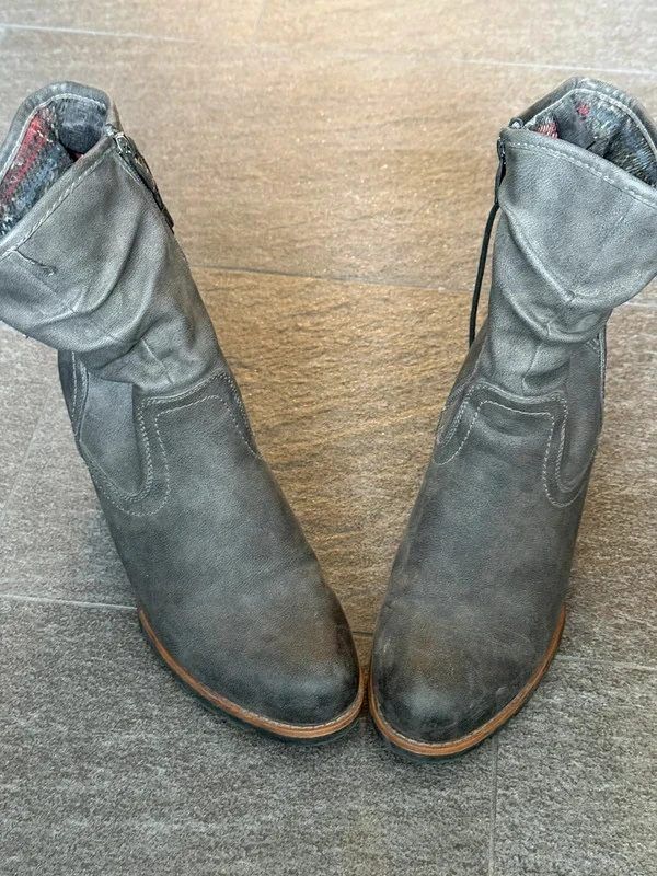 Tom Tailor Tom Tailor Stiefeletten / Ankle Boots / Boots mit Absatz / Grau / Gr. 42 Size 42