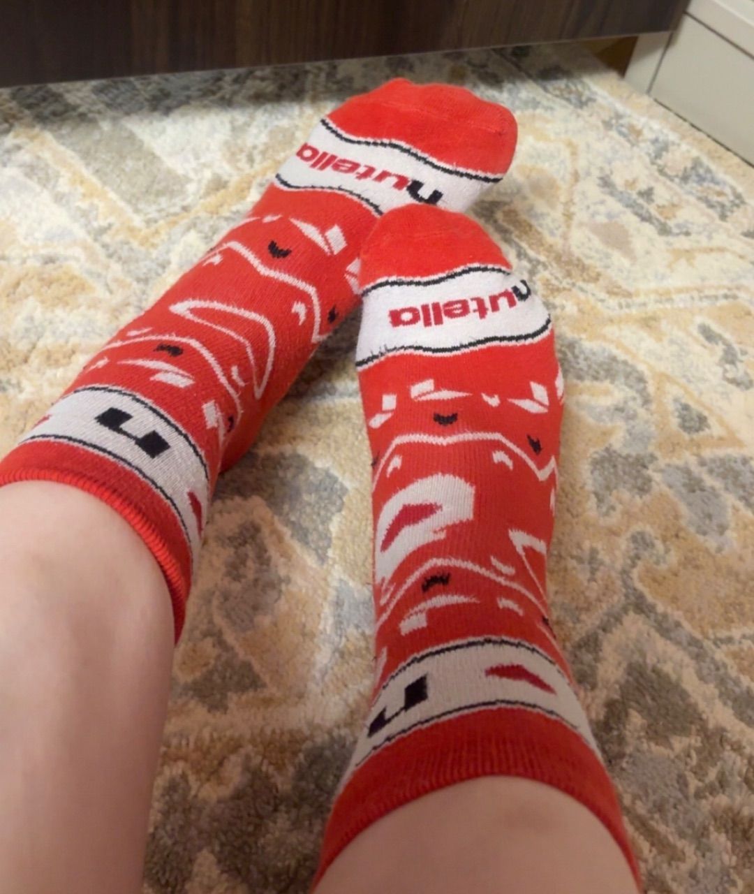 Süße Nutella Socken  Size S