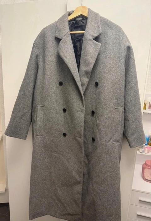 Pull&Bear Mantel grau Xl Size XL