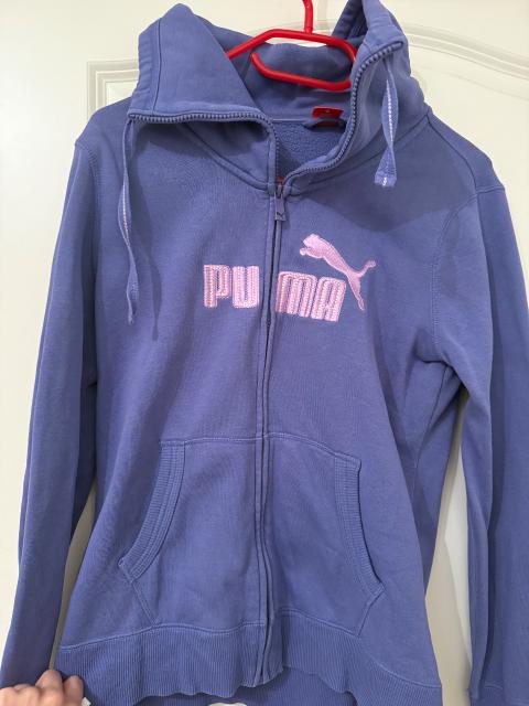 lila Vintage Puma Jacke