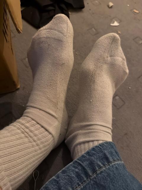 Ohne Marke Getragene Alltagssocken Size 39