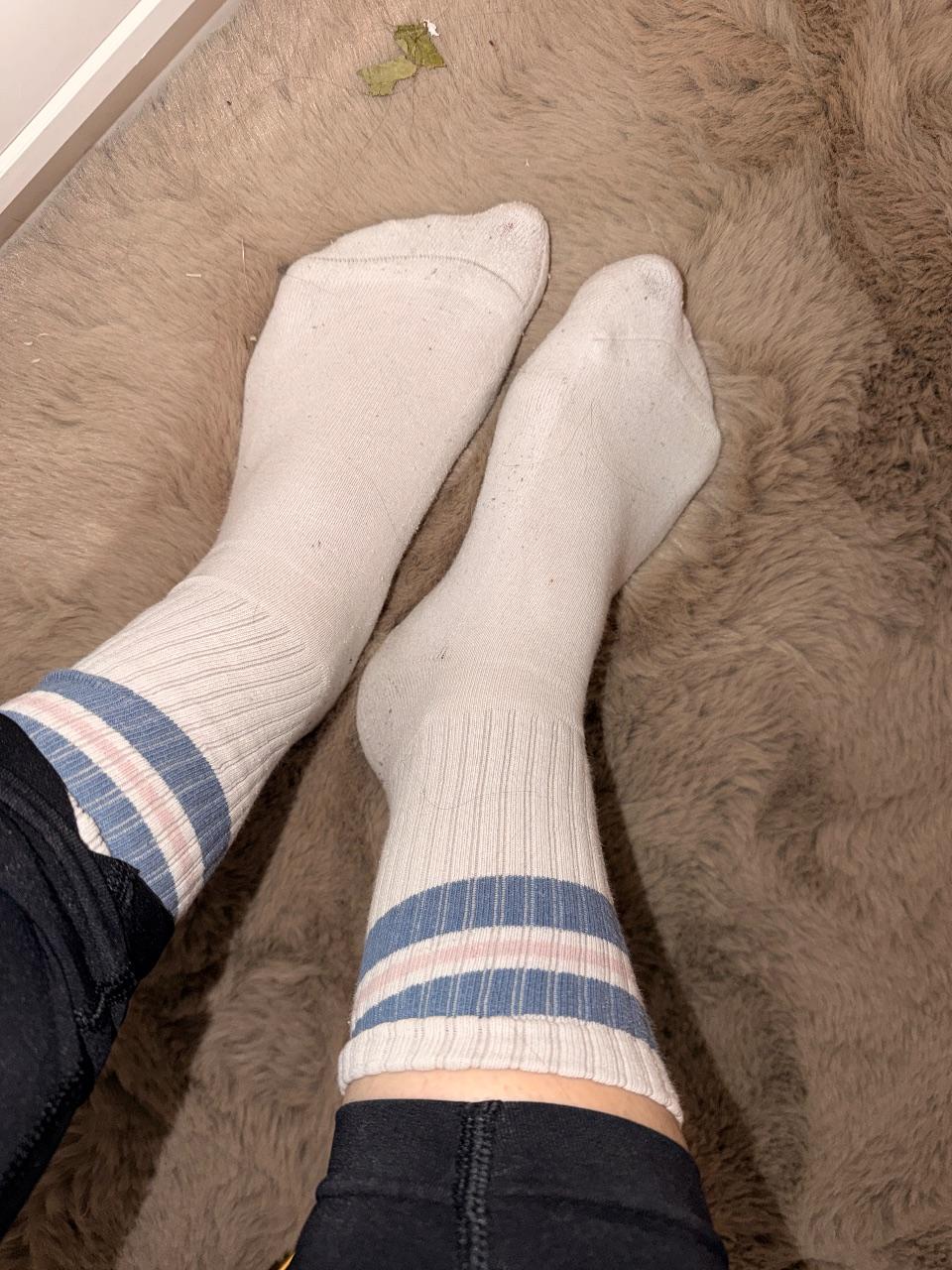 Tennissocken mit Streifen