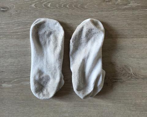 Weiße Socken, 72h getragen Size 38