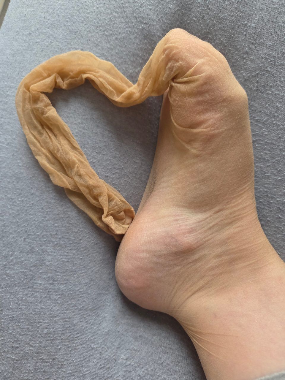 Nylonstrumpfhose hautfarben