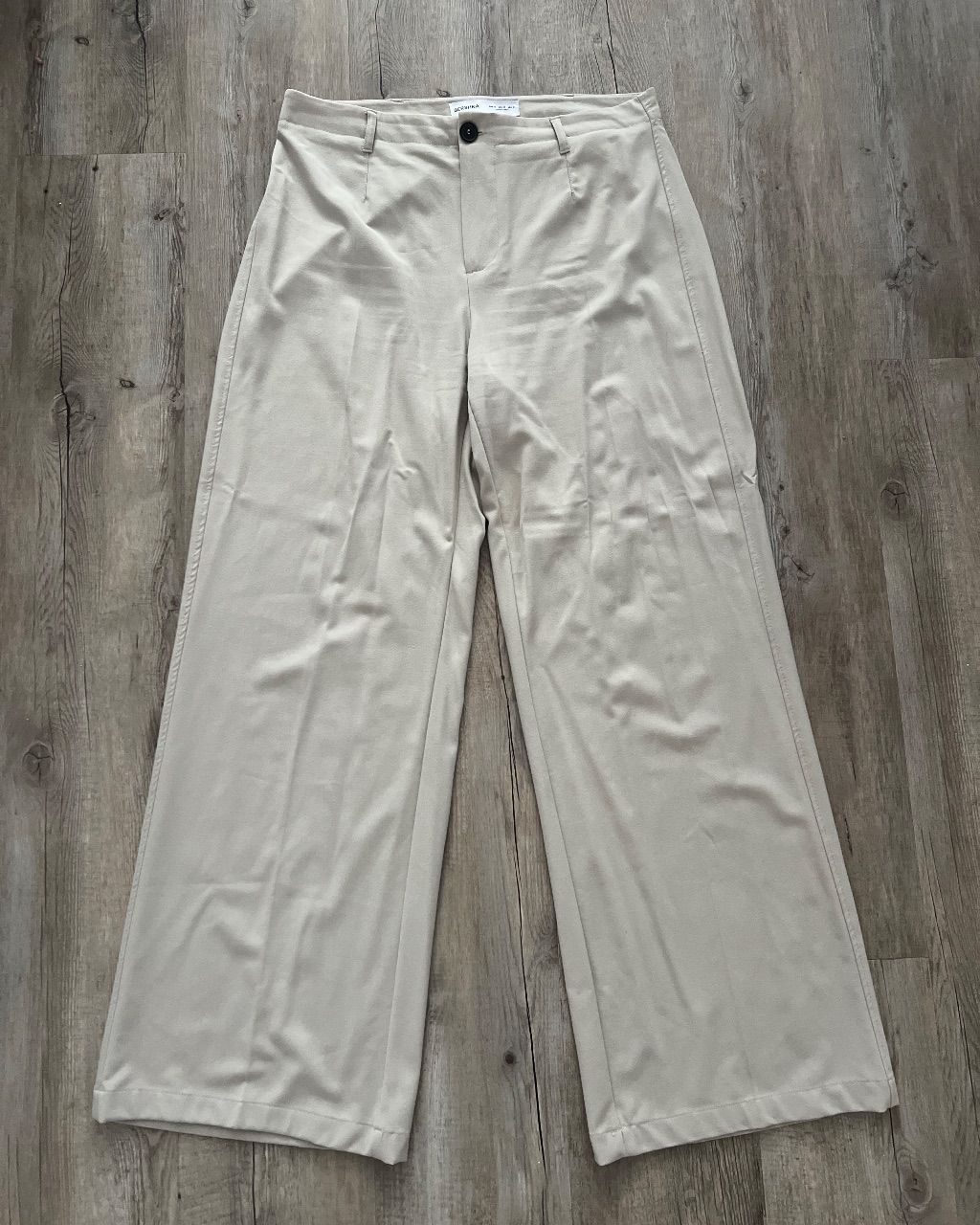 Bershka Beige Anzughose Bershka | Gr. 44 Size XL