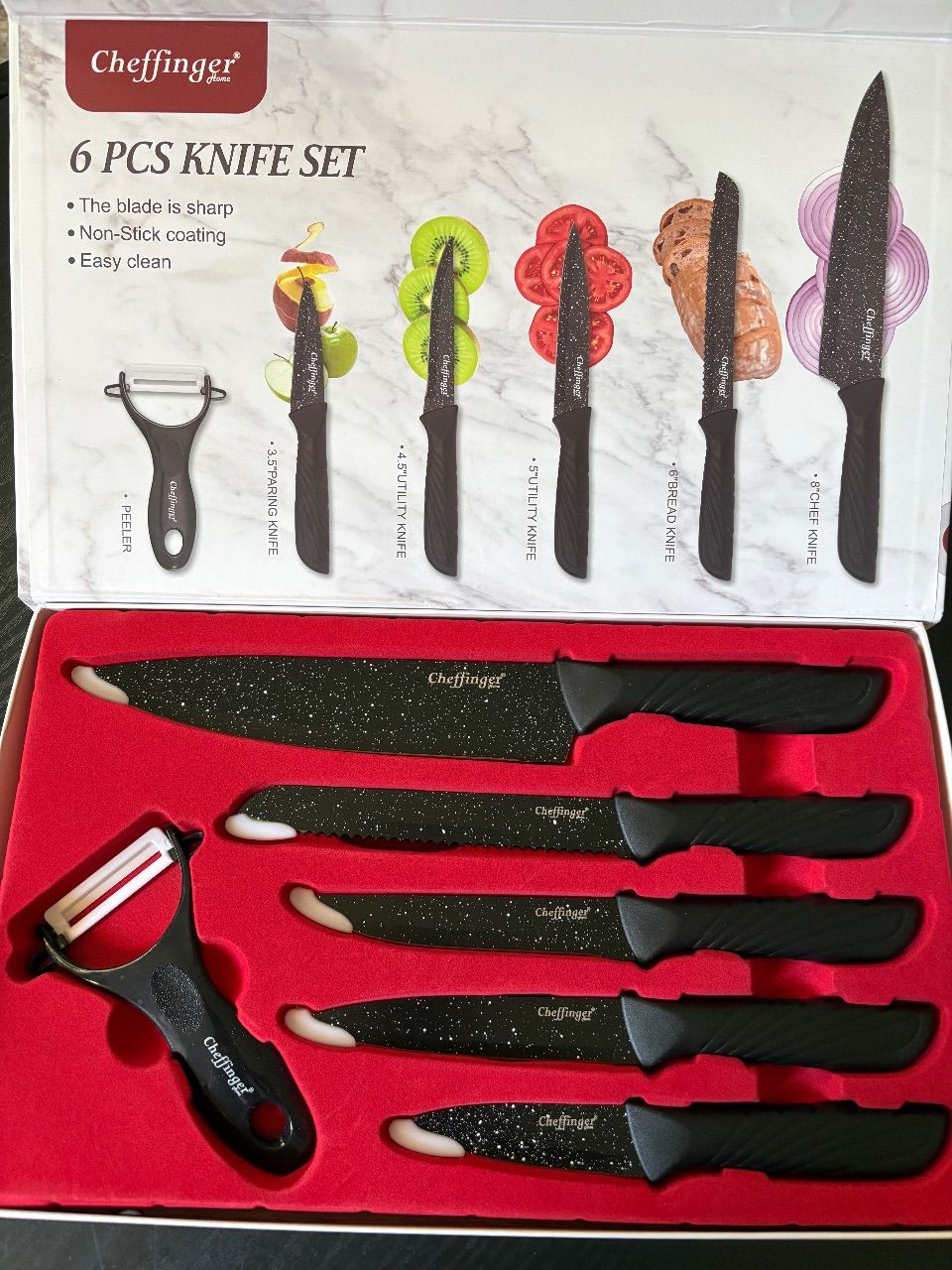 Cheffinger Hochwertiges Messerset