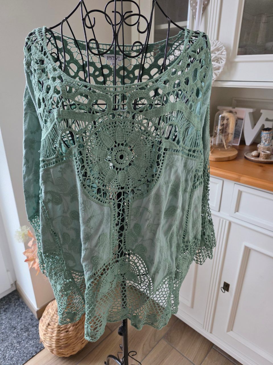 Boho Bluse Gr XXL Ibiza Style