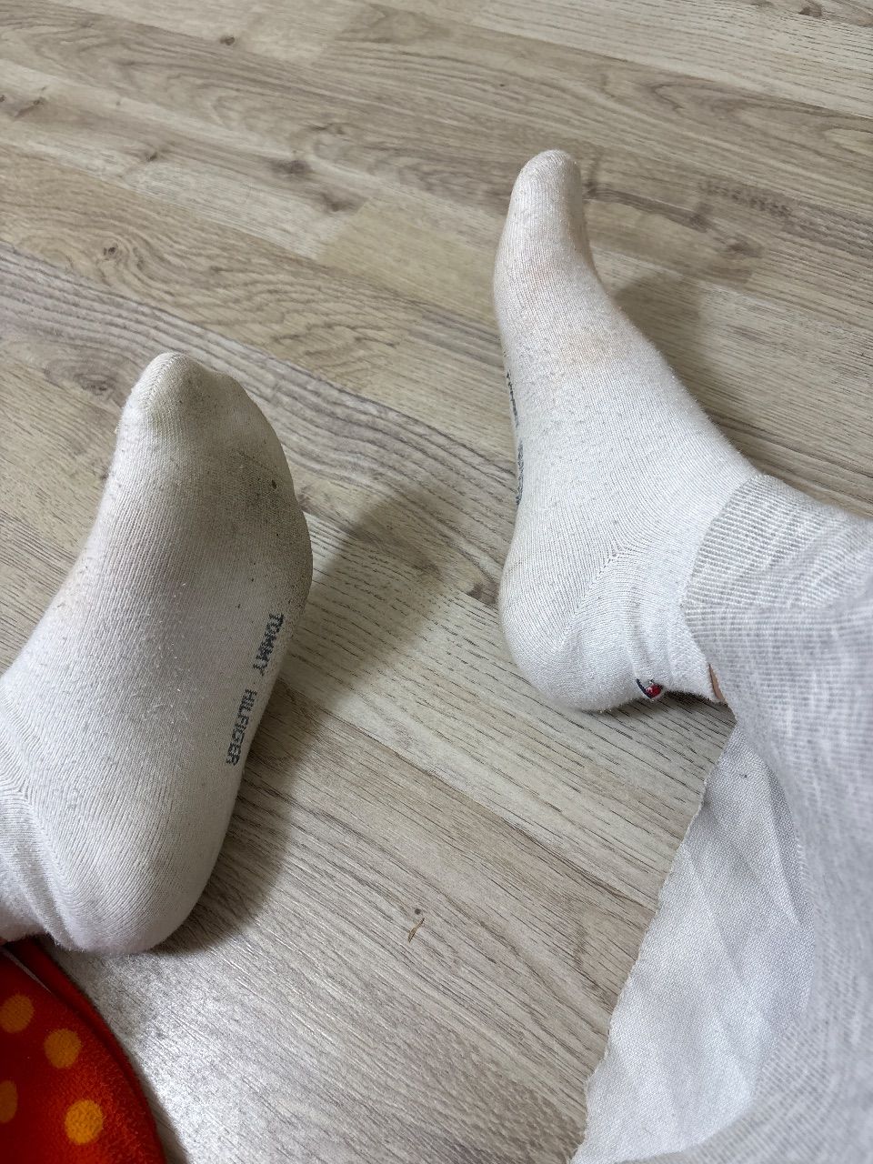 Getragene Socken