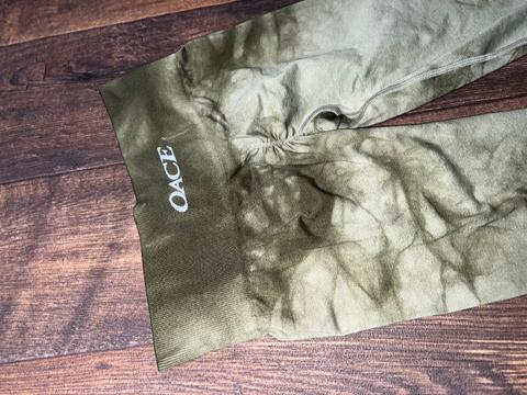 OAZE OAZE Sporthose mit grünem Muster Size XS
