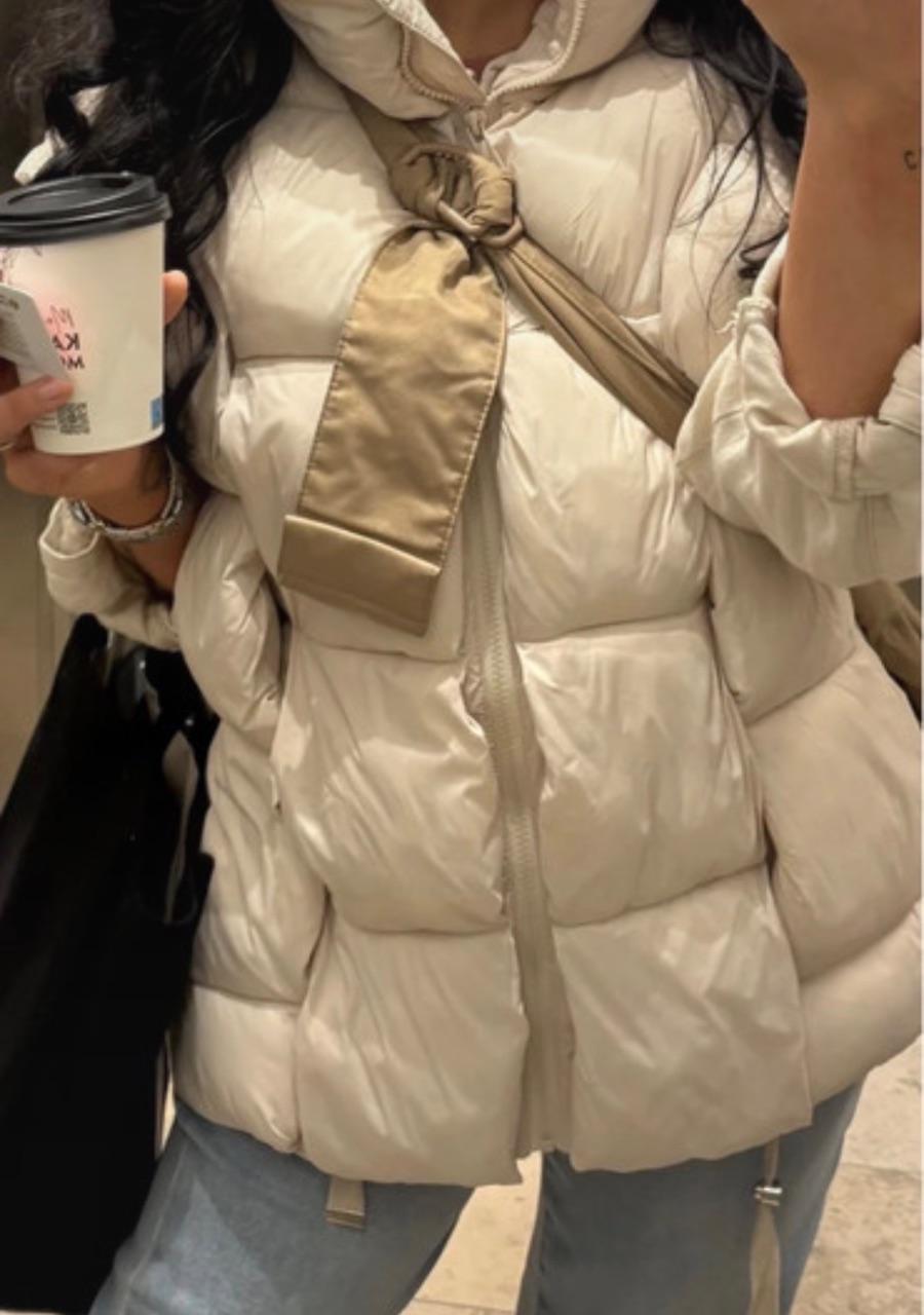 Gewebte Steppweste | Pufferjacket | einheitsgrösse