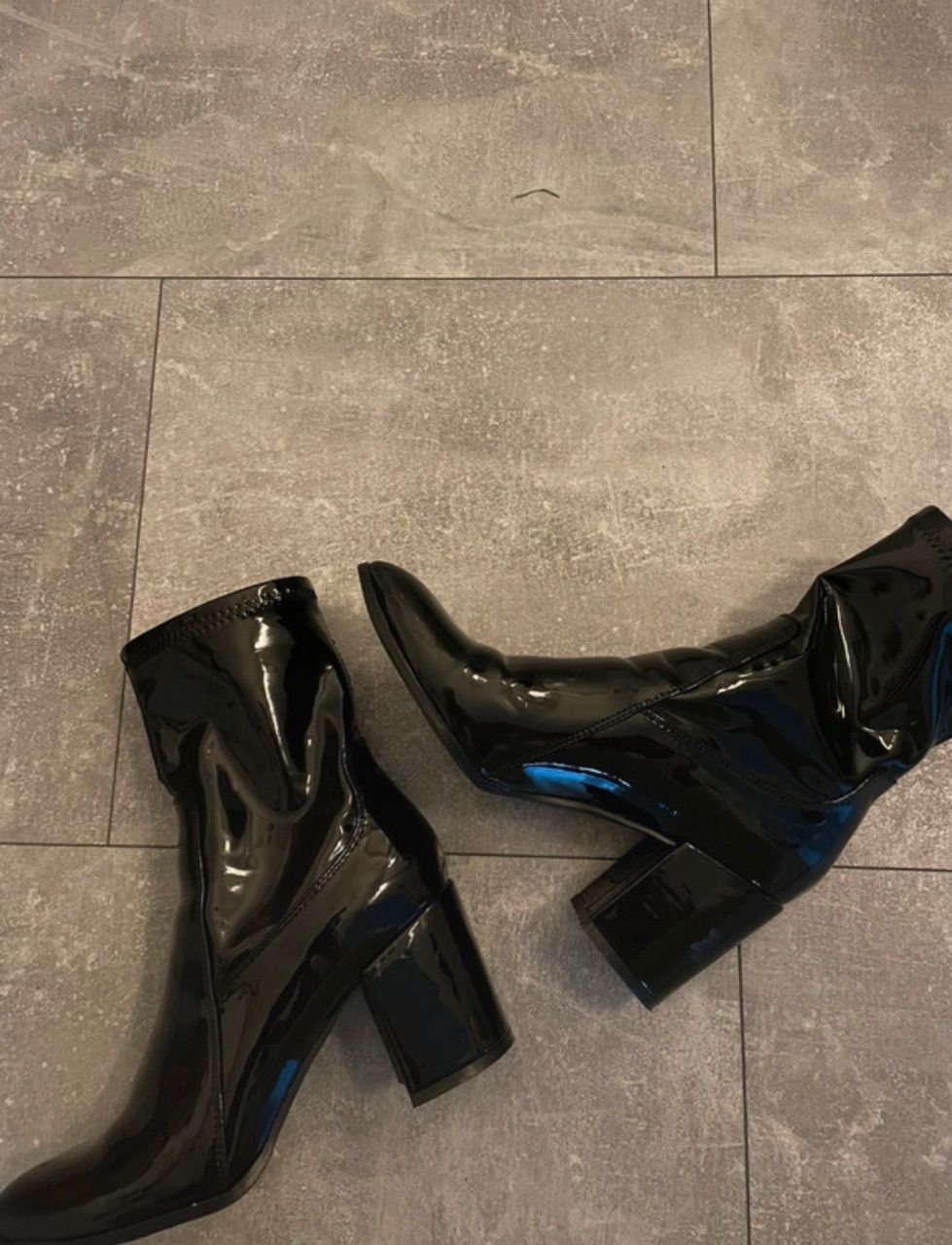 Ohne Marke Lack Stiefeletten | getragen 🫶🏼 Size 39