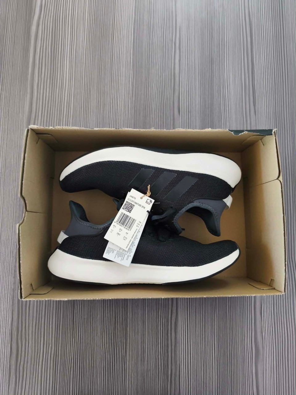 Adidas adidas Cloudfoam Pure SPW Herren Sneaker Schwarz EU 44 Neu mit Originalbox Size 44