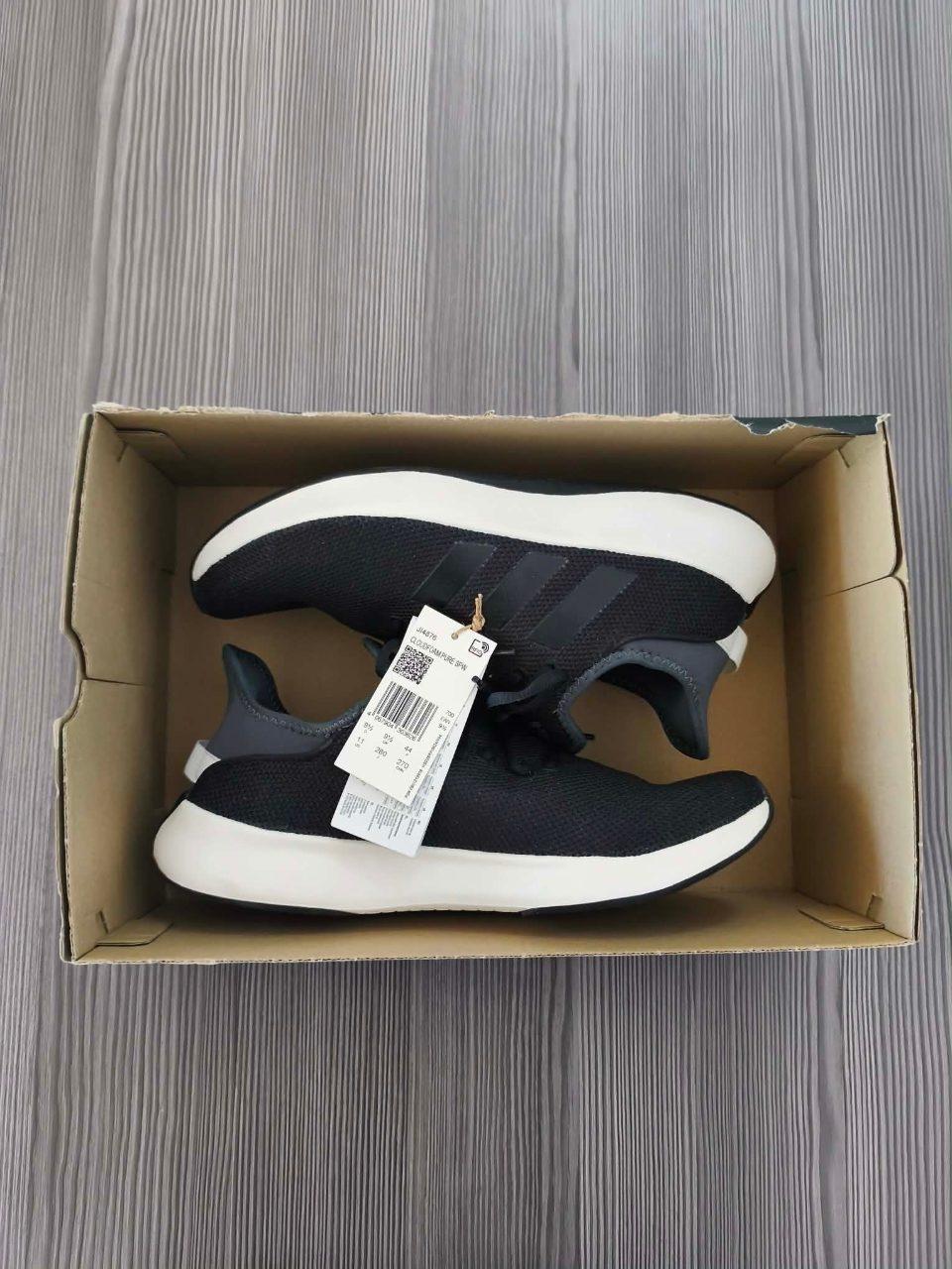 adidas Cloudfoam Pure SPW Herren Sneaker Schwarz EU 44 Neu mit Originalbox