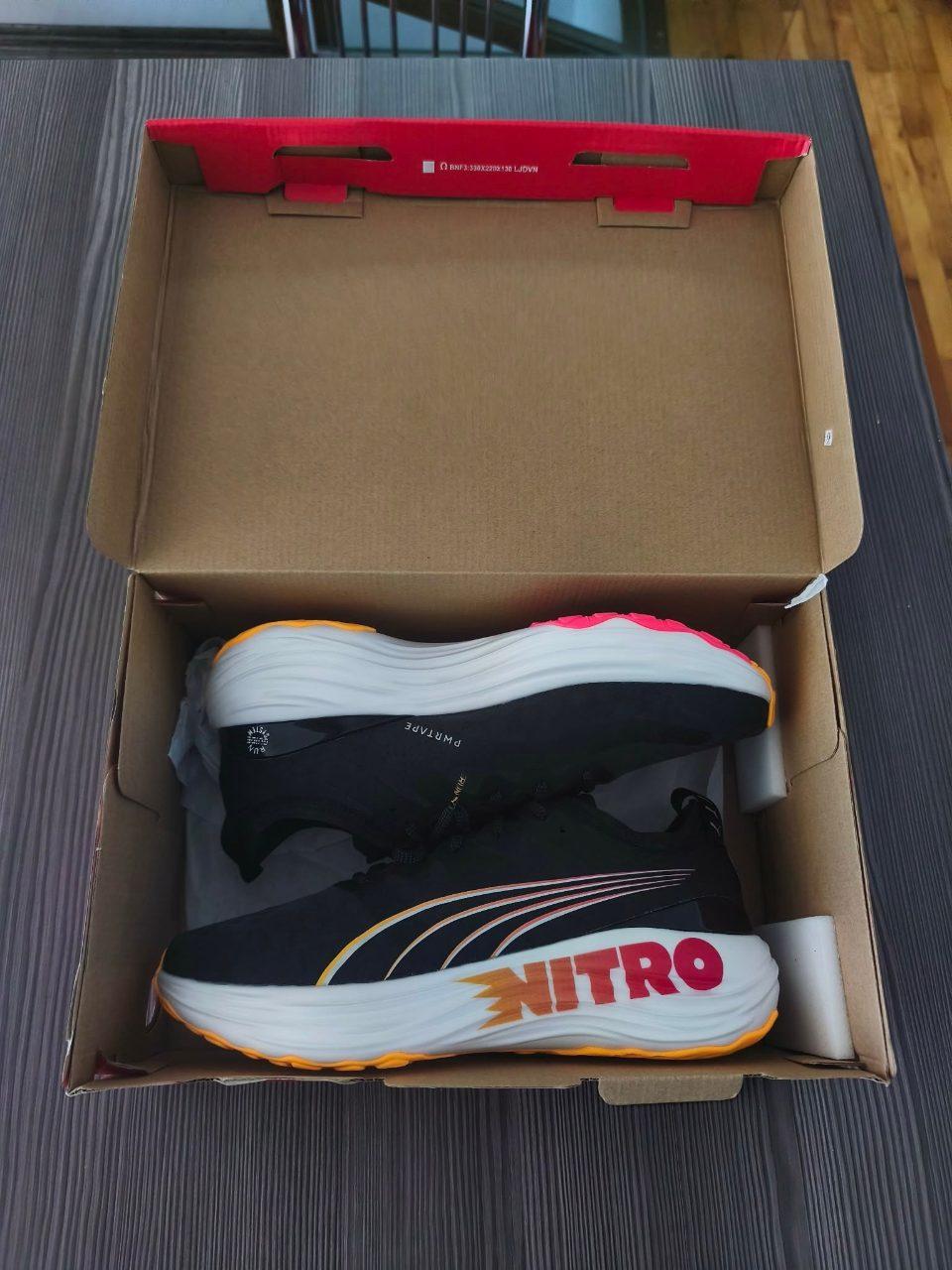 Puma ForeverRun NITRO Wn Damen Laufschuhe EU 42 Schwarz Neu mit Originalbox