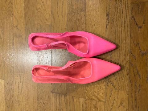 Heels Pink 39 getragen hohe Schuhe Size 39