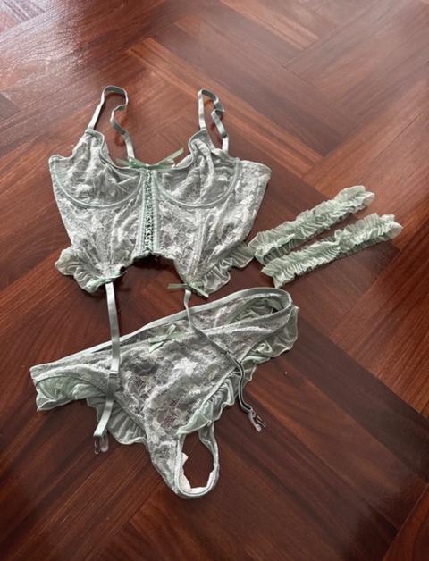 Ohne Marke Dessous Set Size L