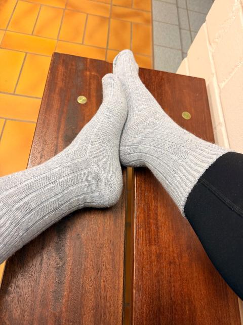 Ohne Marke Kuschel Socken vollgeschwitzt Size 40