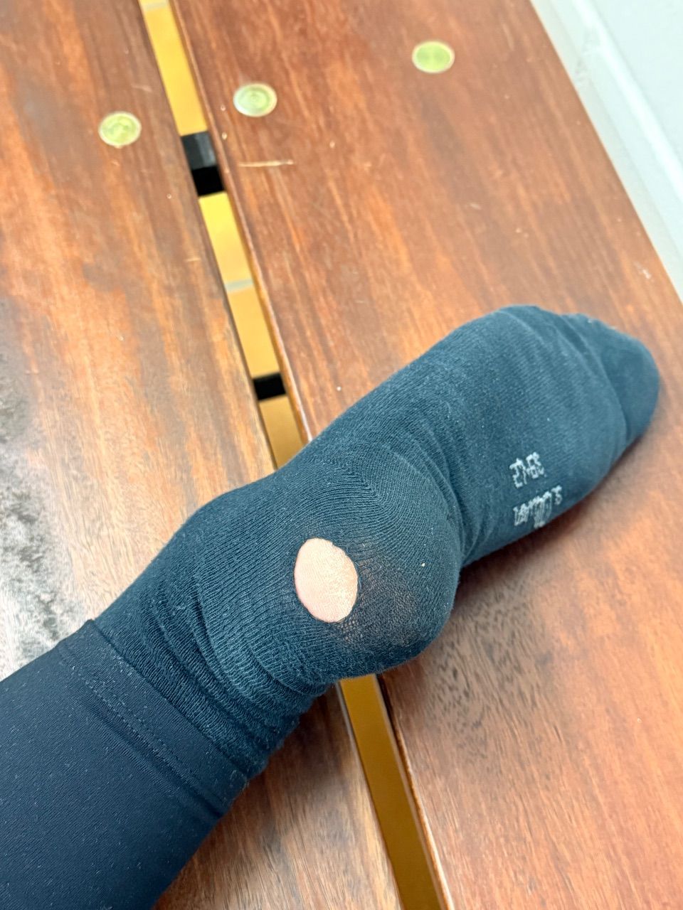 Ohne Marke Sehr lange getragene Socken beim Sport  Size 40