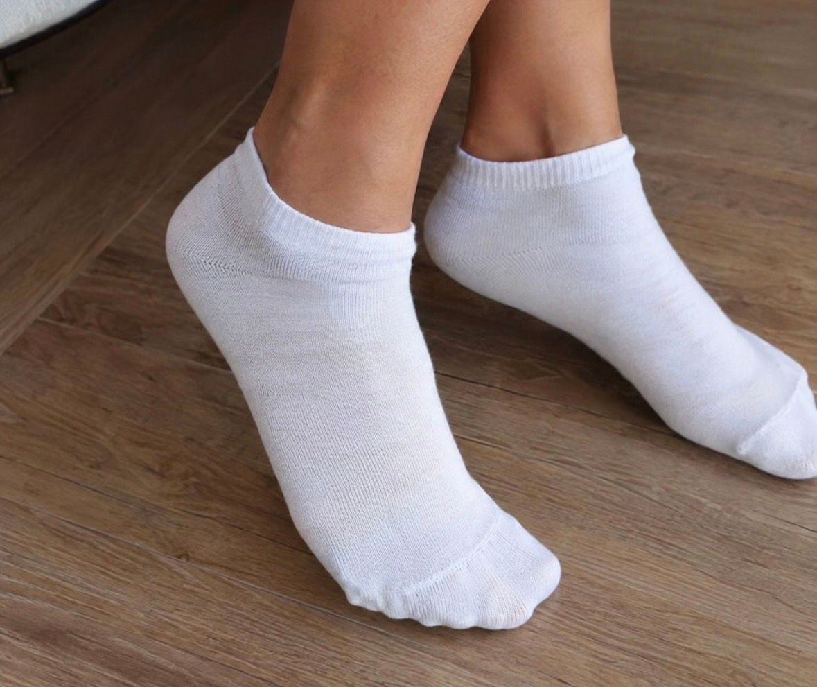 Getragene Weiße Socken  Size S