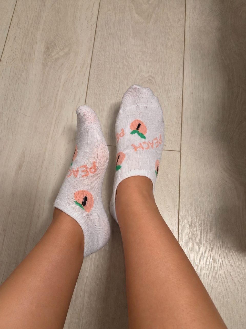 Weiße süße Socken Size 36