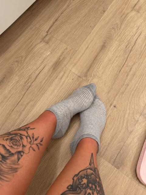 Getragenen Socken nach Wunsch
