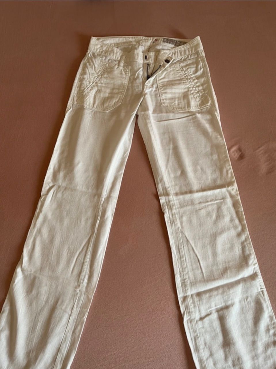 Edc Weiße Hose low waist  Size XXS